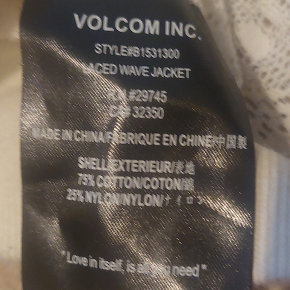 Volcom lace jacket - Picture 4 of 6